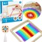 Weaving Loom Kit for Kids Beginners Art and Craft Mini Loom(9 x 9in) Handcraft Including Crafting Kit